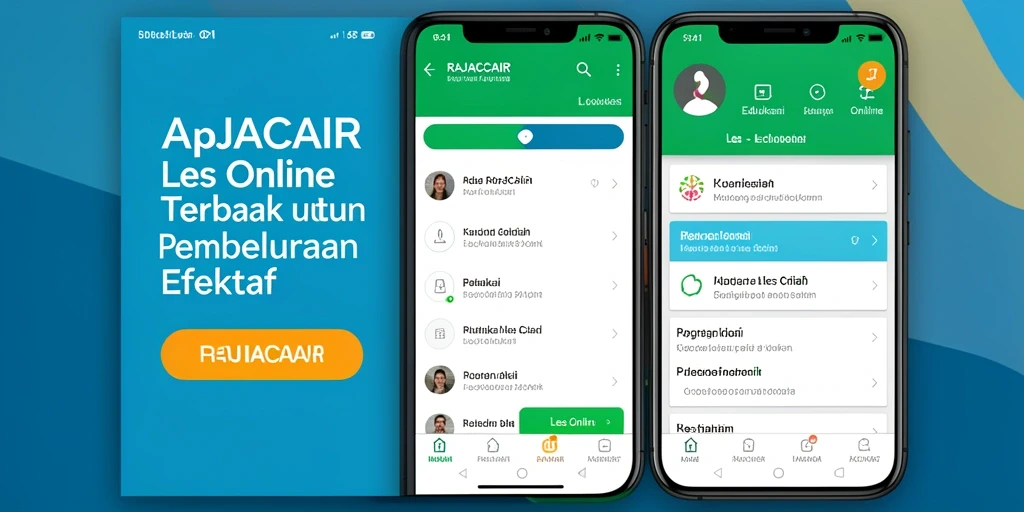 Tampilan antarmuka aplikasi RAJACAIR yang intuitif dan ramah pengguna.