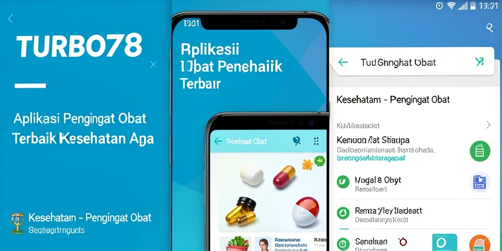 Antarmuka TURBO78 menunjukkan pengingat obat yang efektif.
